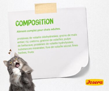Сухий корм для котів Josera SensiCat для чутливого травлення, без смакових добавок, 10 кг (2 упаковки по 5 кг)