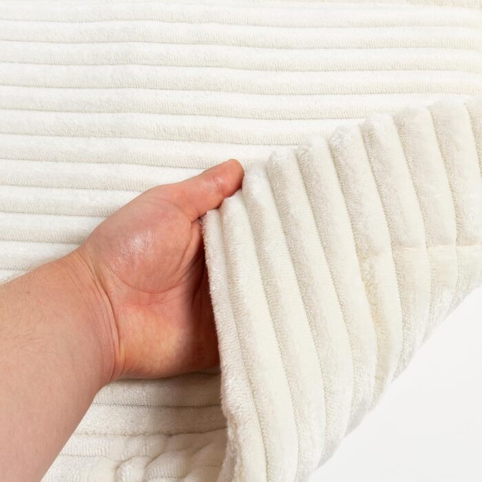 Килимок для собак Wallace & Jones Cardi, XXL, 130x90 см, бежевий, з м'якого корду