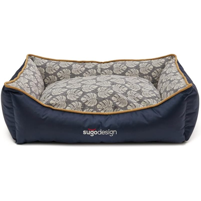 Водонепроникне ліжко для собак з бавовни та поліестеру з знімним подушками - собаче ліжко-софа з практичною сумкою для перенесення, 3 розміри (S/M, L, XL) (Підстилка, S/M)