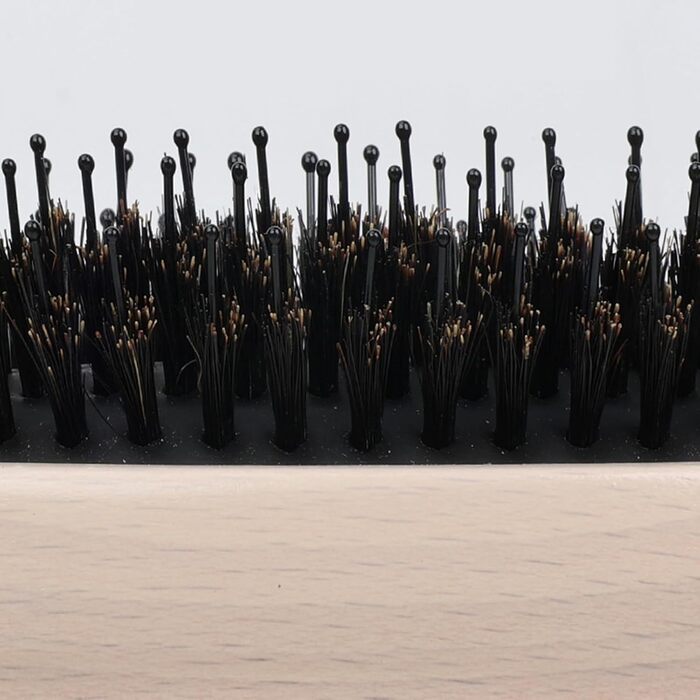 Щітка для собак і котів з щетиною, масажна щітка для грумінгу, для довгошерстих тварин, біла, 12,4x7,4x4,5 см