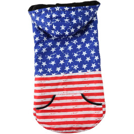 Теплий зимовий халат для собак Alasum з капюшоном, XL, дихаючий - для великих собак