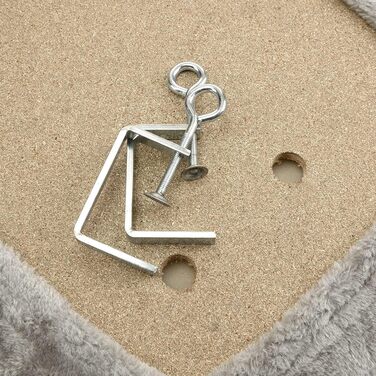 Килимок для котів на підвіконня, ліжко для котів, м'який, сірий, миючий, 50 x 35 см