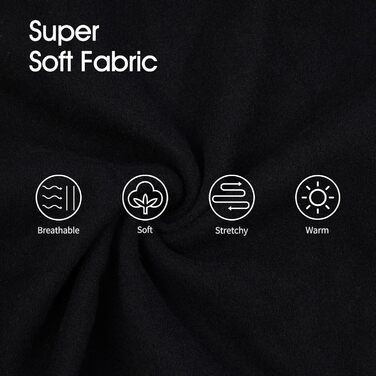 Пуловер для Віндхундів IECOii: теплий, з високим коміром, з флісу, чорний, XS