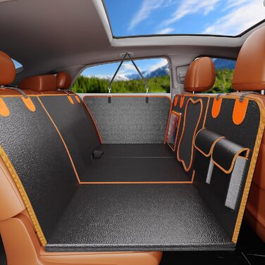 Захисний чохол на сидіння автомобіля для собак, PU-шкіра, водонепроникний, антикіготок, антиковзання, 204 кг