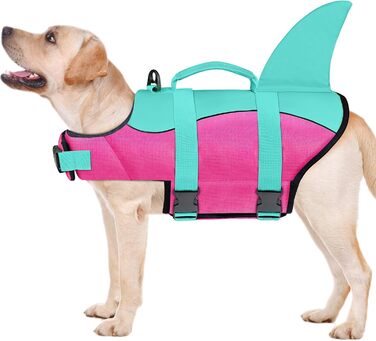 Спасальний жилет для собак Malier, Ripstop з американським прапором, для плавання, катання на човні, для цуценят, собак середніх та великих порід, висока плавучість, преміум-якість