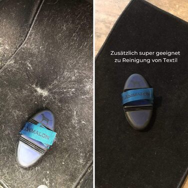 Штрикер Animalon Kurzhaar для собак: допомога при линянні, штрикер для короткошерстих собак, інноваційна щітка для дбайливого догляду за шерстю (маленький, блакитний)