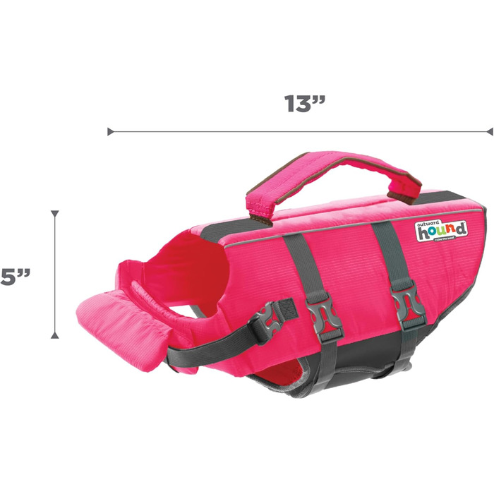 Спасальний жилет для собак Outward Hound Granby Splash, розмір M, рожевий