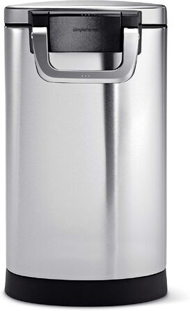 Контейнер для кормів для тварин simplehuman 25 л, відбитки пальців не залишаються, матова нержавіюча сталь