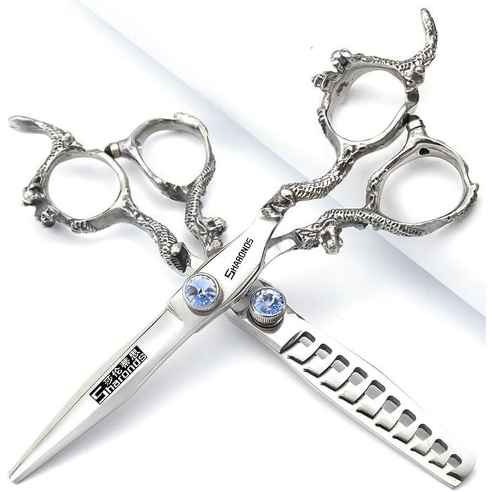 Професійні ножиці для волосся Sharonds Lila 6 дюймів (2 шт.) - 440C сталь, для перукарів