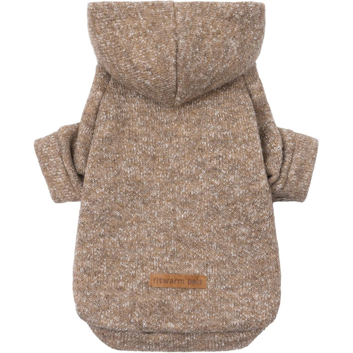 Світшот для собак Fitwarm, зимовий одяг для маленьких собак, хлопчиків та дівчаток, легкий, кашемір Хакі, розмір XXL