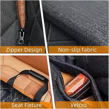 Захисний чохол на сидіння автомобіля для собак, універсальний, водовідштовхувальний, з кріпленнями для ременів безпеки, чорний, для позашляховиків, авто, вантажівок, гамак для собак