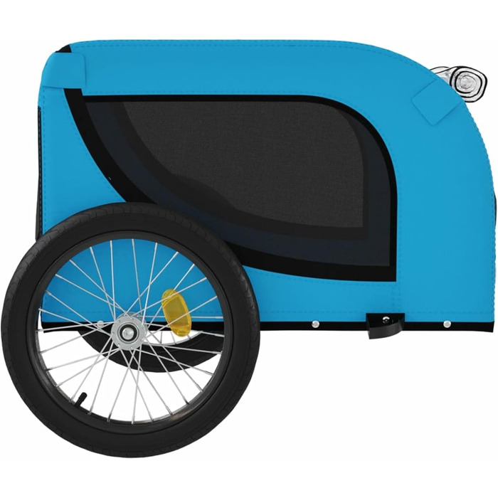 Фаркоп для велосипеда Gecheer, перевезення собак, вантажопідйомність 45 кг, чорний оксфордський матеріал, блакитний