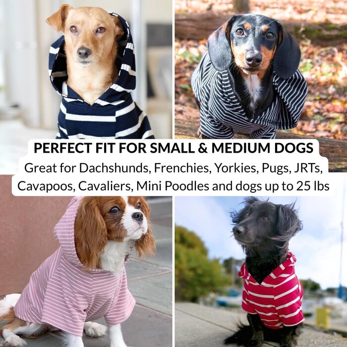 Світшот для собак ДЖАНГО, теплий, м'який, з капюшоном, для маленьких собак до 11,3 кг (Dackel, Welpen), розмір S, червоний