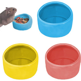 Набори мисок для тварин Yuemuop (3 шт.) з кераміки, антивандальні, для хом'яків, рептилій, черепах та інших домашніх тварин. Миски для їжі та води.