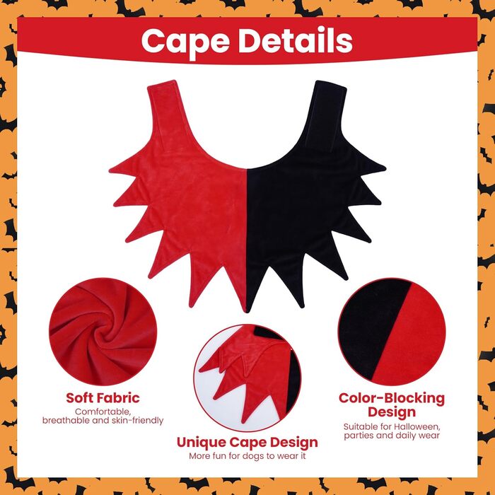 Костюм клоуна для собак Lelepet на Halloween, Cosplay, для свят, розмір M (XS, червоний)