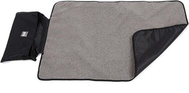 Килимок для собак Yolispa: великий, водонепроникний, для дому та відпочинку (чорний)