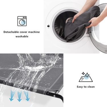 Підвищене собаче ліжко WESTERN HOME з валиком для шиї, сіре, для великих собак, з дихаючою сіткою, з антиковзними ніжками