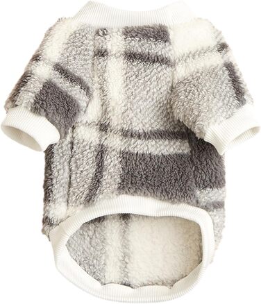 Теплий зимовий пуловер для собак Jecikelon з візерунком, розмір L, сірий