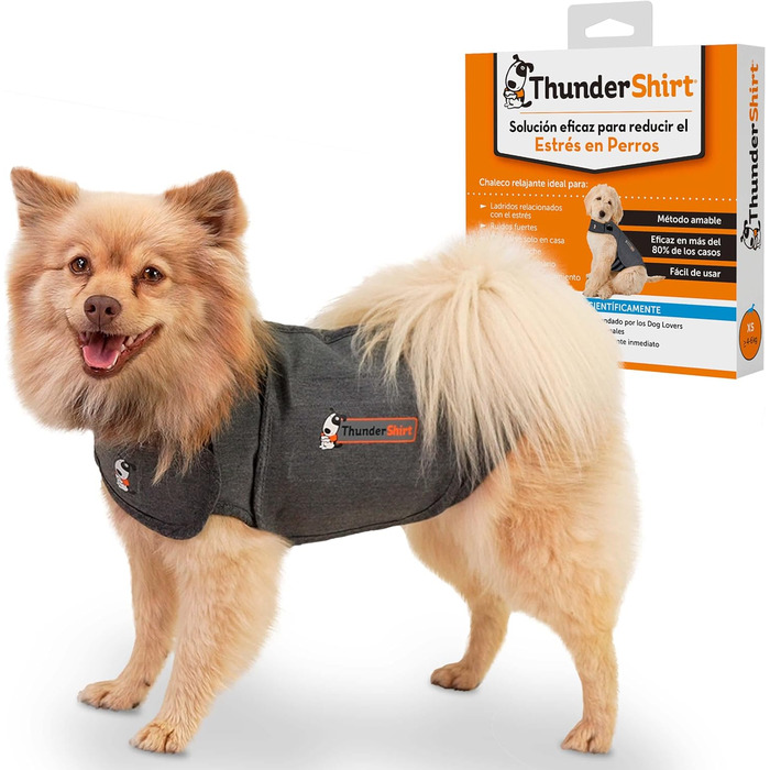 Мантіл для собак Thundershirt, сірий (XS, сірий)