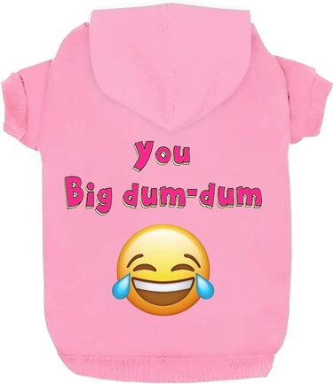 Теплий флісовий пуловер-худі для собак XL, рожевий (Dum)