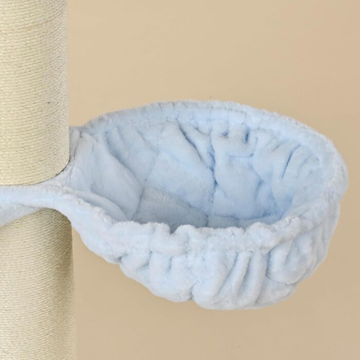 Драбина для котів RHRQuality Royalty de Luxe, 158 см, сиза, з товстими сизалевими стовпчиками