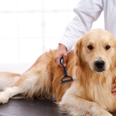 Гребінець для догляду за собаками, щітка для шерсті, аксесуари для догляду за котами, гребінець з нержавіючої сталі для видалення шерсті, інструмент для видалення та розплутування шерсті для цуценят та кроликів