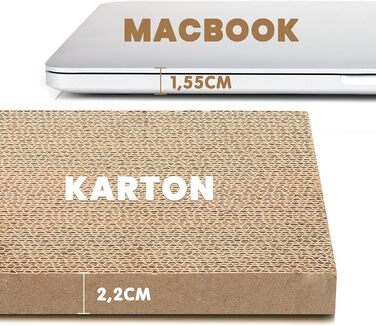 Ycozy Дряпальня для котів з будиночком та 5 дряпальними поверхнями, велика двостороння картонна дряпка для котів, високоякісний змінний картон, міцні котячі меблі