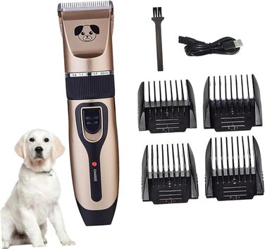 Ножиці для собак Beavorty з керамічним лезом, R-подібний кут, тиха та потужна модель для безпечного догляду за шерстю