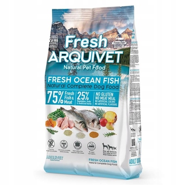 Вологий корм для собак ARQUIVET FRESH М'ясо та океанічна риба, 10 кг