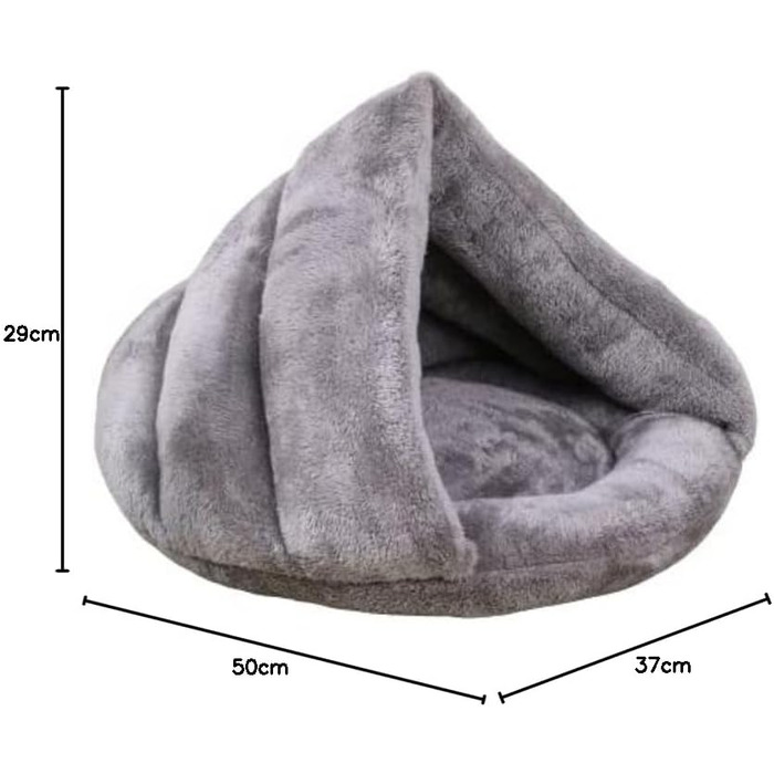 Astorpet PAGURO: ліжко для собак та котів, сіре, миється (S)