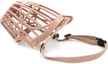 Набір масок-намордників для собак Beikalone (7 шт.), пластик, анти-гризун, регульовані, дихаючі, зручні