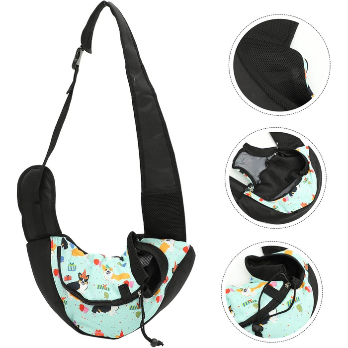 Жовта переноска для собак iBasenice: зручна сумка-переноска для маленьких собак та цуценят, ідеальна для подорожей, кемпінгу та прогулянок