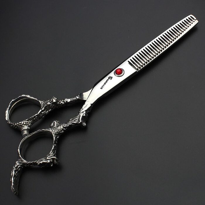 Професійний набір ножиць для стрижки волосся (2 шт.) з японкої сталі 440C, 15 см, Drachen, для перукарів