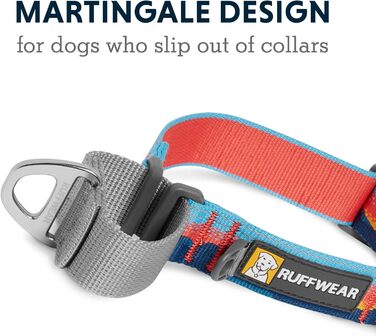 Нашийник для собак RUFFWEAR Web Reaction Blue Dusk 20-23''