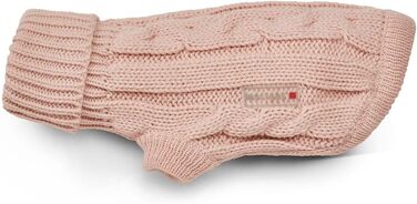 Вольтерс: светр з в'язаним візерунком для мопсів та компанії, розмір 30 см, колір оливковий