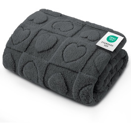 Килимок для собак та котів Luciphia, сірий, 100 x 145 см, прання допустиме