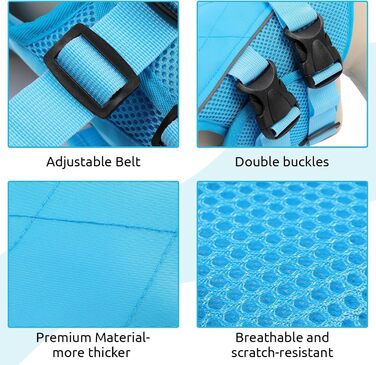 Жилет рятувальний для собак - жилет для плавання, розміри регулюються, з ручкою та світловідбивачами