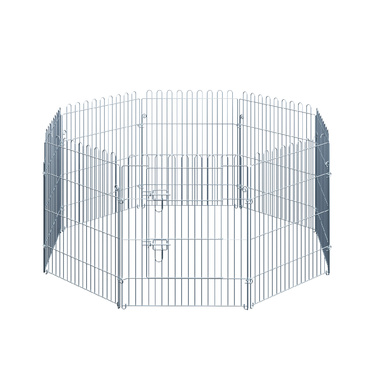 PawHut Відкритий вольєр для цуценят з 8 частин Puppy Run & Playpen, 63x76 см, безпечний і стайня | Аосом