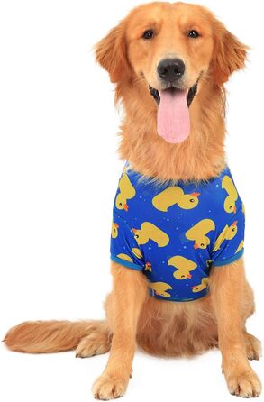 Піжама для собак HDE, легка, комплект, для собак маленьких, середніх та великих порід (Утконоси, XX-Large)