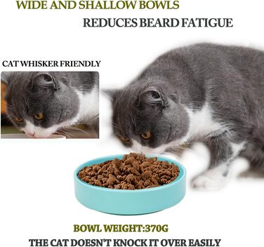 Котло propositions Keramik, 15 * 4 см, годівниця для котів та кошенят (Блакитний)