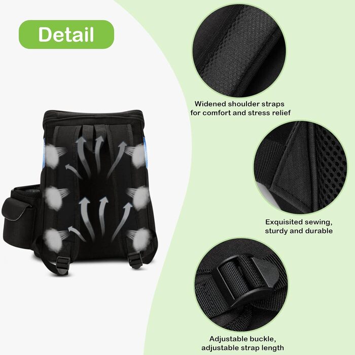 Транспортна сумка для котів та маленьких собак Allopet - блакитна, S