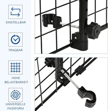 Сітка для собак PawHut - захисний бар'єр для автомобіля, 91-152 x 30 см, регульована ширина