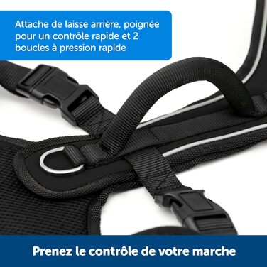 Шлейка для собак PetSafe EasySport, повністю з м'якою підкладкою, для собак 9-16,5 кг, розмір S, (M, блакитна)