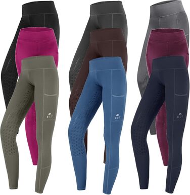 ELT Reitleggings Ella 36 Schwarz - жіночі штани для верхової їзди, чорні
