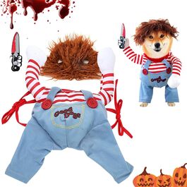 Костюм на Хелловін для собак, одяг для домашніх тварин, жахливий костюм для собак, вечірковий одяг для собак, для середніх та великих собак XL
