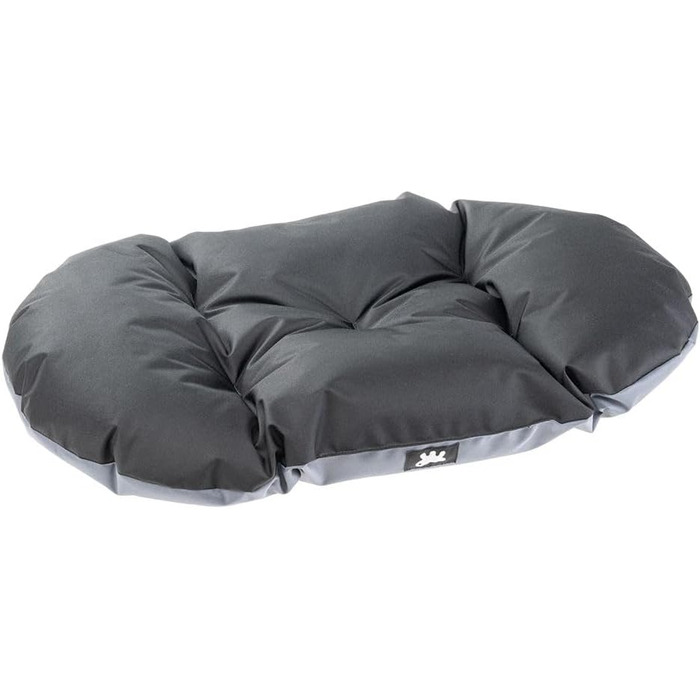 Крісло-ліжко для собак великих порід Ferplast: ортопедичне, знімний чохол, водонепроникне, 110 x 70 x 8 см, сірого кольору