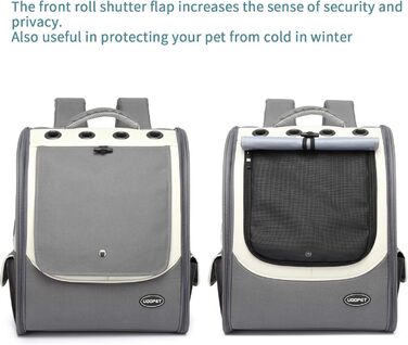 Рюкзак для котів та собак, великий, на 2 тварин, для подорожей, схвалений авіакомпаніями