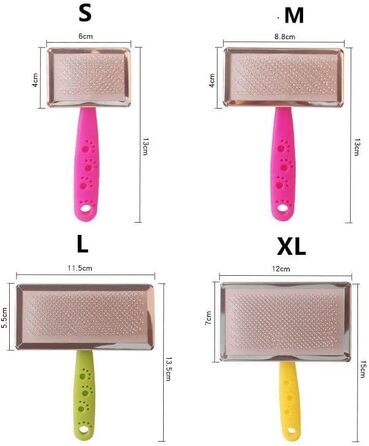 Бурштук для догляду за шерстю котів з довгим хутром, щітка для собак і котів, гребінець для котів, щітка для догляду за домашніми тваринами, для кошенят, кроликів, інструмент для видалення шерсті, масажна та очисна щітка для розплутування вузлів