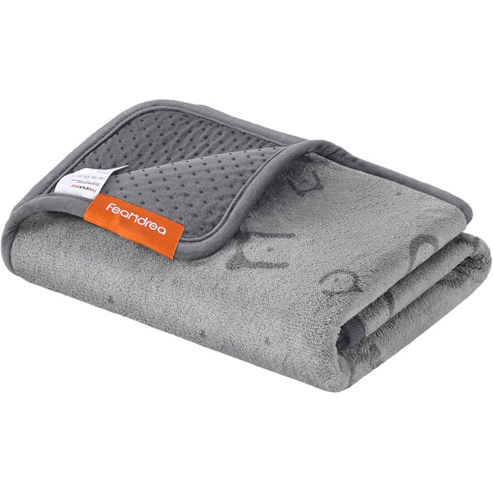 Водонепроникний килимок для собак Feandrea (2 шт.), 122 x 61 см, сірий - для кроликів, хом'яків, морських свинок