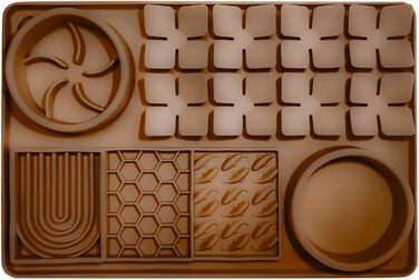 Килимок для годування собак та котів Slow Feeder з силікону, коричневий